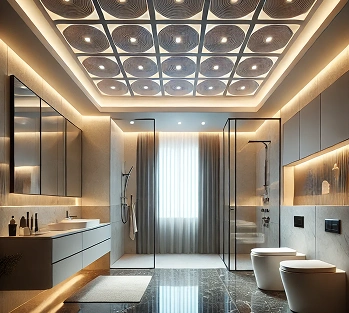 Right Bathroom Ceiling