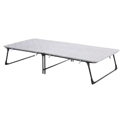 Wall mounted folding bed mechanism for small spaces
