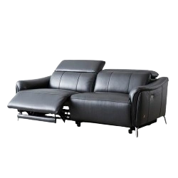 Double seat home theater recliner with cup holders