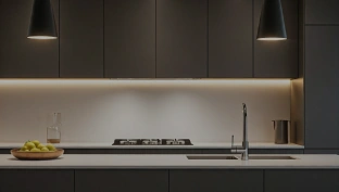 Modern kitchen lighting design