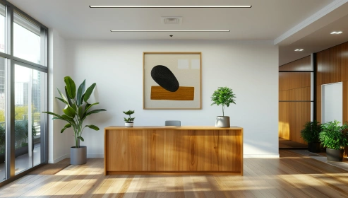 Contemporary Reception Area