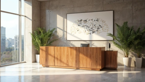 Open-Concept Reception