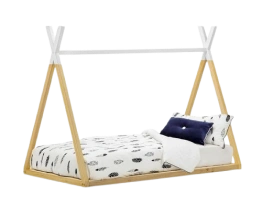 Cozy and safe toddler bed for kids' bedroom decor