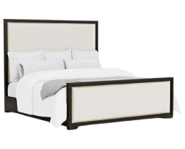 Stylish upholstered king size bed for modern bedrooms