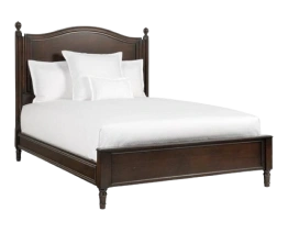 wooden queen size bed with a modern design, durable and stylish